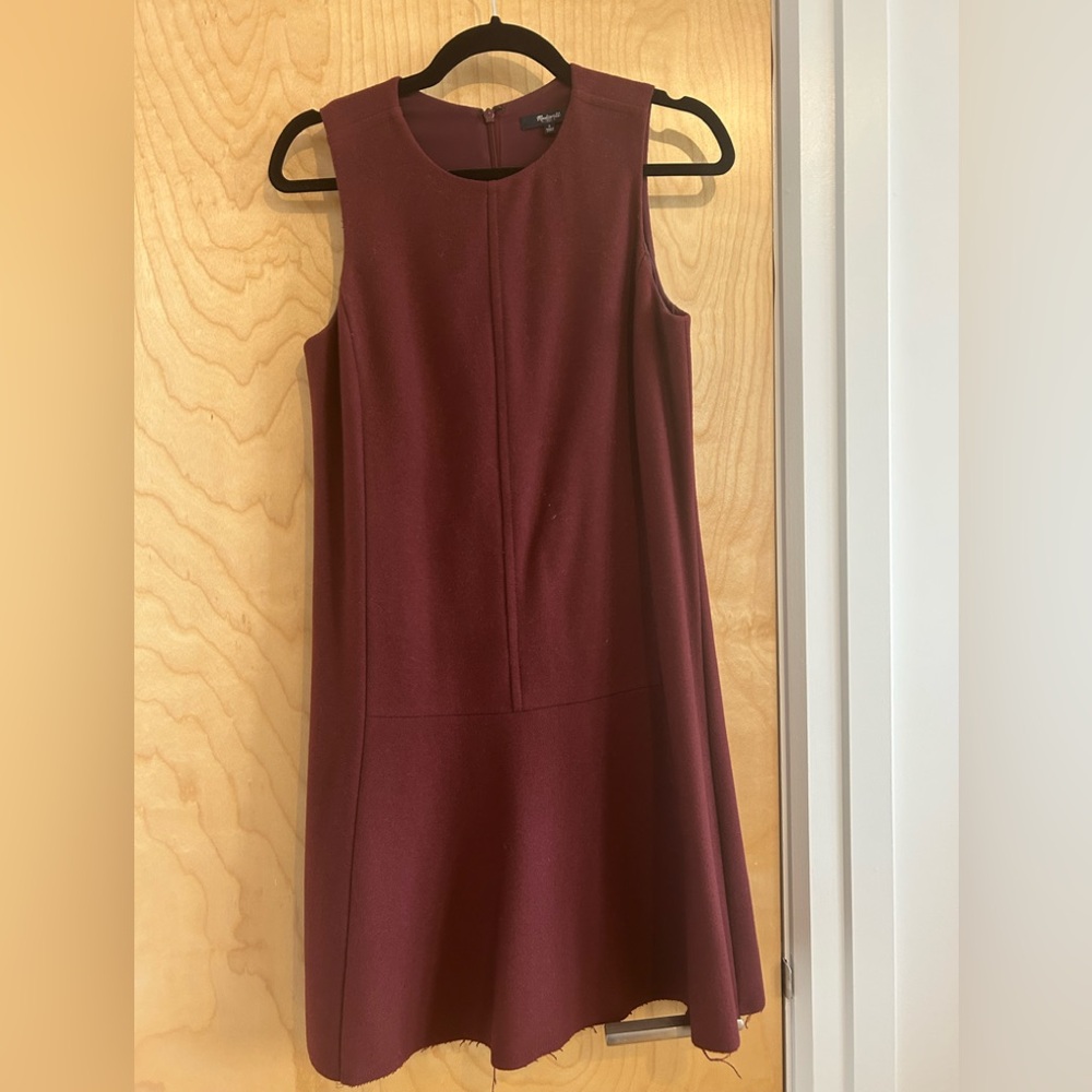 Madewell red winter dress